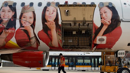 Vietjet Air đặt mục tiêu thành hãng hàng không toàn cầu. (Ảnh: Bloomberg)