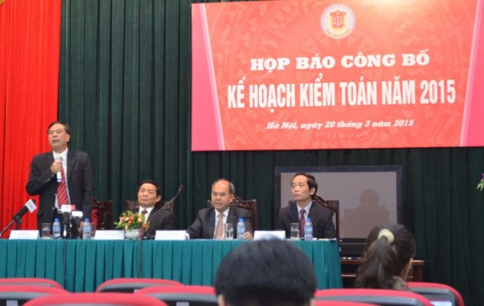 Kiểm toán nhà nước tổ chức họp báo công bố kế hoạch kiểm toán năm 2015