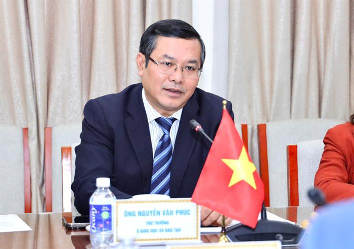 Thứ trưởng Nguyễn Văn Phúc tại buổi làm việc 2.jpg