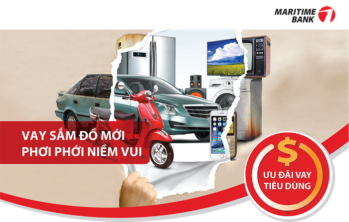 Maritime Bank dành nhiều ưu đãi hấp dẫn cho vay tiêu dùng dịp cuối năm. Maritime Bank dành nhiều ưu đãi hấp dẫn cho vay tiêu dùng dịp cuối năm.