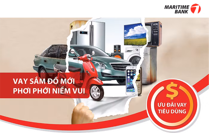 Maritime Bank dành nhiều ưu đãi hấp dẫn cho vay tiêu dùng dịp cuối năm.