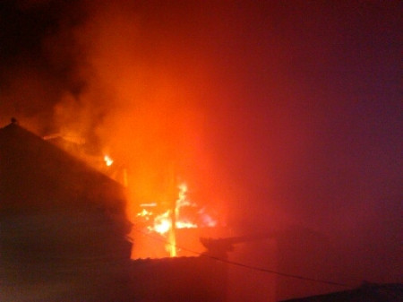 Hiện trường vụ hỏa hoạn Hiện trường vụ hỏa hoạn