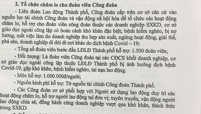 ngày 20/3, Liên đoàn Lao động Thành phố Hà Nội có kế hoạch tổ chức chăm lo cho đoàn viên Công đoàn bị ảnh hưởng do dịch bệnh Covid-19. (Ảnh chụp màn hình) ngày 20/3, Liên đoàn Lao động Thành phố Hà Nội có kế hoạch tổ chức chăm lo cho đoàn viên Công đoàn bị ảnh hưởng do dịch bệnh Covid-19. (Ảnh chụp màn hình)