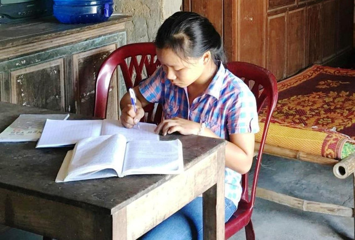 Ước muốn của Lài là được vào học tại trường trung học phổ thông Lương Thế Vinh. Ảnh: NP Ước muốn của Lài là được vào học tại trường trung học phổ thông Lương Thế Vinh. Ảnh: NP