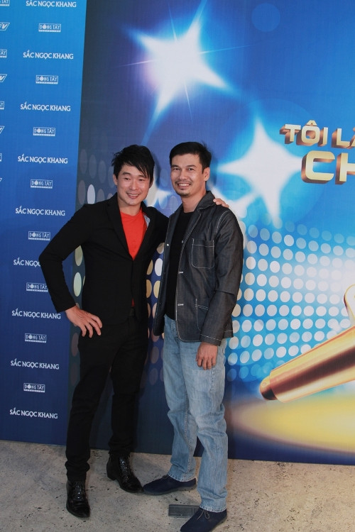Ca sĩ Lương Chí Cường và diễn viên Tiết Cương
