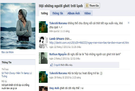 Hội những người ghét trời lạnh Hội những người ghét trời lạnh