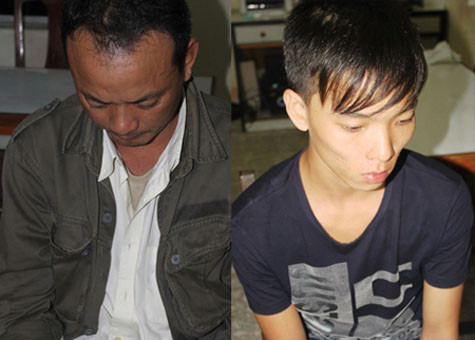 Hai đối tượng Hà Nguyên Long và Ngô Đình Hiền, thủ phạm gây ra vụ cướp tại tiệm vàng Ngọc Ánh (số 35 Lê Văn Thứ, phường Mân Thái, quận Sơn Trà, Đà Nẵng) vào tối 17/11/2011. Hai đối tượng Hà Nguyên Long và Ngô Đình Hiền, thủ phạm gây ra vụ cướp tại tiệm vàng Ngọc Ánh (số 35 Lê Văn Thứ, phường Mân Thái, quận Sơn Trà, Đà Nẵng) vào tối 17/11/2011.