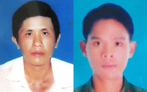 Nghi phạm Hà Văn Tiếp và Nguyễn Văn Phương, thủ phạm trong vụ nổ súng cướp tiệm vàng Kim Ngọc Thành 2 (số 325, tỉnh lộ 10, phường An Lạc A, quận Bình Tân, TPHCM) vào tối 16/2/2011. Nghi phạm Hà Văn Tiếp và Nguyễn Văn Phương, thủ phạm trong vụ nổ súng cướp tiệm vàng Kim Ngọc Thành 2 (số 325, tỉnh lộ 10, phường An Lạc A, quận Bình Tân, TPHCM) vào tối 16/2/2011.