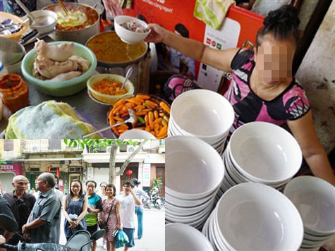 Một quán bún được mệnh danh là "bún mắng" Hà Nội. Ảnh: Tiền Phong Một quán bún được mệnh danh là "bún mắng" Hà Nội. Ảnh: Tiền Phong