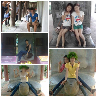 Những hành động phản cảm của các bạn trẻ trong thời gian gần đây tại các di tích lịch sử khiến dư luận cũng như cộng đồng mạng bức xúc.