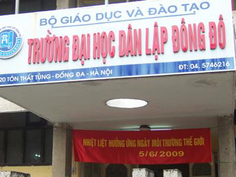 ĐH Dân lập Đông Đô chính thức bị đình chỉ tuyển sinh đào tạo bậc ĐH, CĐ năm 2012 ĐH Dân lập Đông Đô chính thức bị đình chỉ tuyển sinh đào tạo bậc ĐH, CĐ năm 2012