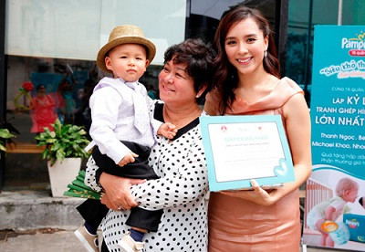 Thiên Lý gây ấn tượng với hàng trăm người trong lần đầu khoe quý tử ảnh 11 Thiên Lý gây ấn tượng với hàng trăm người trong lần đầu khoe quý tử ảnh 11