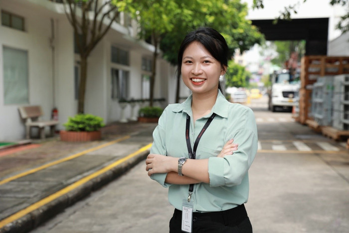 Chị Nguyễn Thị Việt Hồng - Kỹ sư quy trình sản xuất tại Công ty Hitachi Energy Việt Nam. Ảnh: NVCC. as.jpg