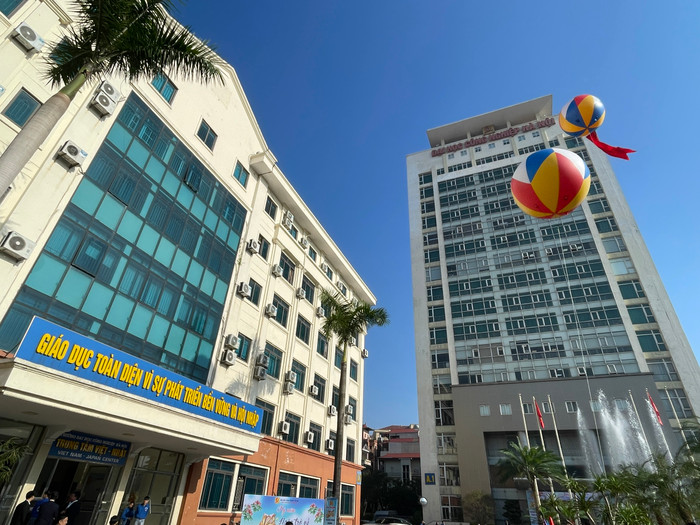 Trường Đại học Công nghiệp Hà Nội. Ảnh: Mộc Trà. Trường Đại học Công nghiệp Hà Nội. Ảnh: Mộc Trà.