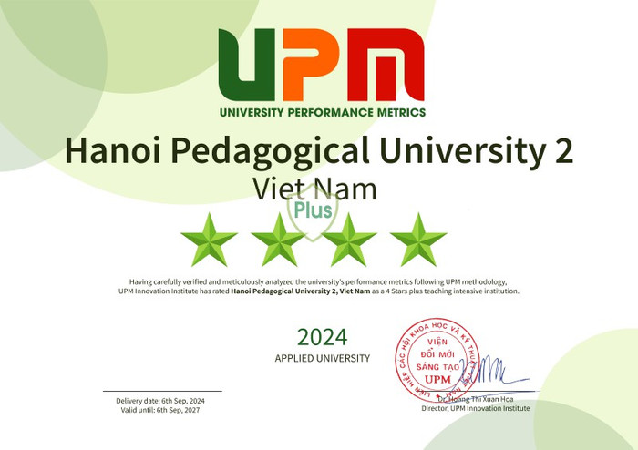 UPM là hệ thống xếp hạng các cơ sở giáo dục đại học của Việt Nam, với UPM đang có sự tham gia của gần 70 cơ sở giáo dục đại học và 55 chương trình đào tạo đến từ Việt Nam, Brunei, Indonesia, Myanmar, Philippines, Thái Lan, Đài Loan (Trung Quốc), Hoa Kỳ. upm(1).png