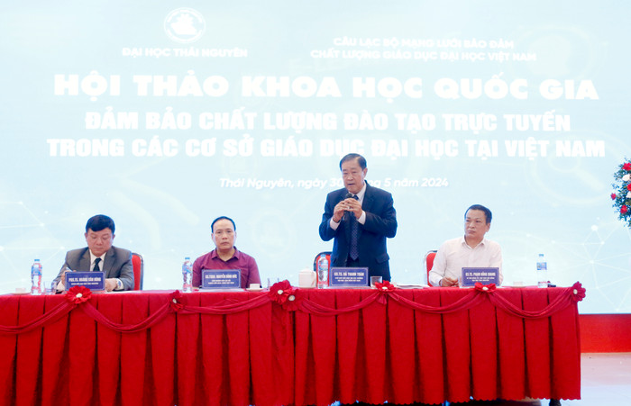 Hội thảo “Đảm bảo chất lượng đào tạo trực tuyến trong các cơ sở giáo dục đại học tại Việt Nam” ngày 30/5. Ảnh: Mộc Hương. gdvn-phien-tl-8479.jpg