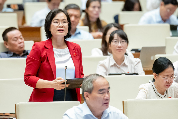 Đại biểu Nguyễn Thị Hồng Hạnh - Đoàn đại biểu Quốc hội thành phố Hồ Chí Minh. Ảnh: quochoi.vn. hồng hạnh.jpg