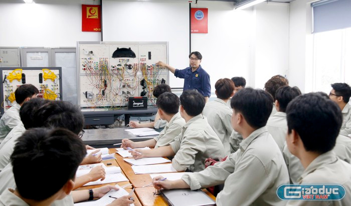Sinh viên Trường Đại học Công nghiệp Hà Nội. Ảnh: Mộc Trà. a.jpg