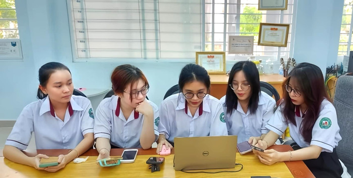 Sinh viên Trường Cao đẳng Sư phạm Bà Rịa - Vũng Tàu. Ảnh: Fanpage trường. 10e47f69-63fd-493e-a2db-d2d992b6e3e7.jpg