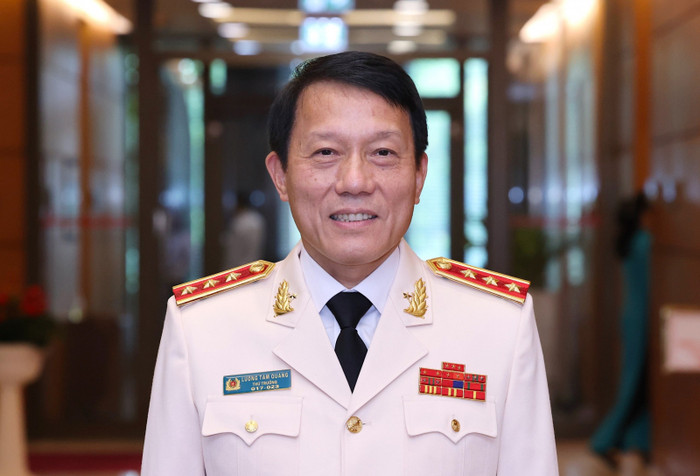 Thượng tướng Lương Tam Quang - Uỷ viên Trung ương Đảng, Thứ trưởng Bộ Công an đã trở thành tân Bộ trưởng Bộ Công an. Ảnh: xaydungchinhsach.chinhphu.vn. z551318550850224baf85540a8d4783-1717663514335-1717664764845-17176647652841987523401.jpg