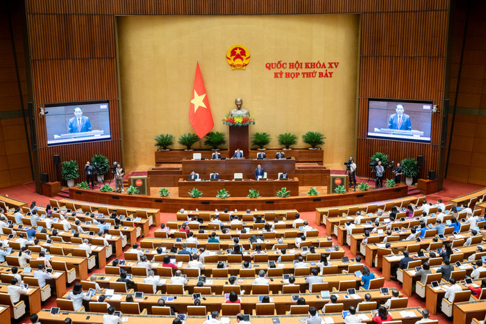 Phiên chất vấn và trả lời chất vấn sáng ngày 6/6. Ảnh: quochoi.vn. 050620240316-z5509821334901_7756d1049094c3c225f2968b1f234d12.jpg