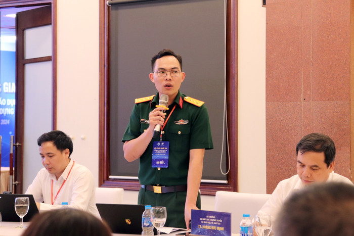 Báo cáo viên tại Phiên 2 - Tiến sĩ Đỗ Trung Linh - Trường Sĩ quan Chính trị, Bộ Quốc phòng. GDVN_Linh.jpg