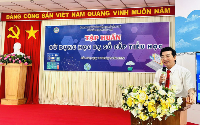 Ông Trần Thanh Bình - Giám đốc Sở Giáo dục và Đào tạo thành phố Cần Thơ. Ảnh: NVCC. z5698263689770_97122865f77f04c486c1cc15357a2f65.jpg