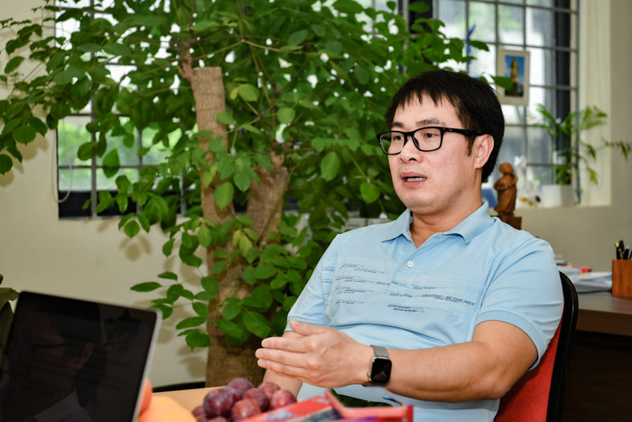 Phó Giáo sư, Tiến sĩ Vũ Duy Hải - Trưởng ban Tuyển sinh - Hướng nghiệp (Đại học Bách khoa Hà Nội). Ảnh: NTCC. 20240526-CBO_0715.jpg