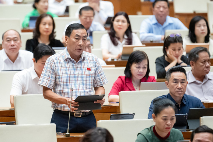 Đại biểu Phạm Văn Hòa - Đoàn đại biểu Quốc hội tỉnh Đồng Tháp. Ảnh: quochoi.vn. hòa.jpg