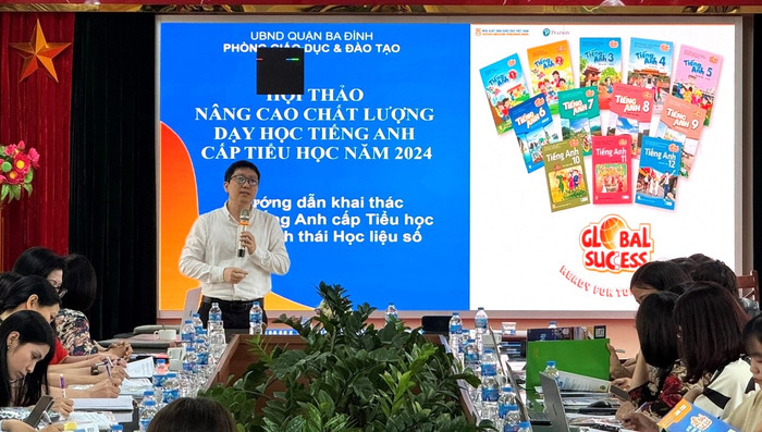 Chia sẻ tham luận Hướng dẫn khai thác tiếng Anh cấp tiểu học qua hệ sinh thái Học liệu số. as.jpg