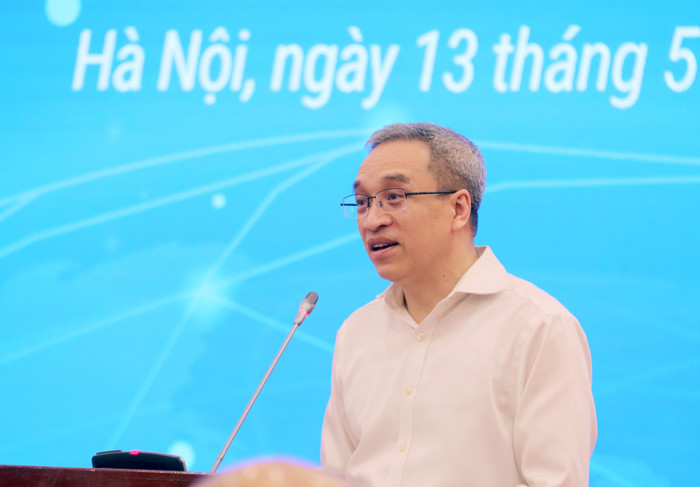 Tiến sĩ Phan Tâm - Thứ trưởng Bộ Thông tin và Truyền thông phát biểu. GDVN_TT.jpg