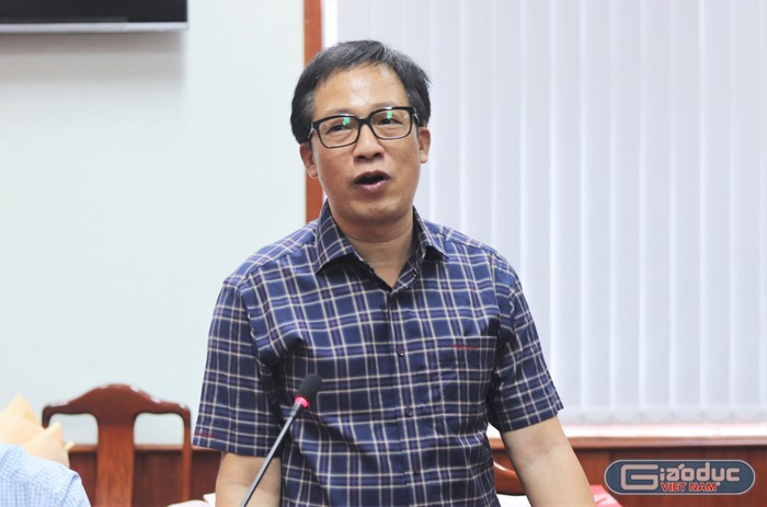 Phó Giáo sư, Tiến sĩ Lê Anh Phương - Giám đốc Đại học Huế. Ảnh: Mộc Trà.