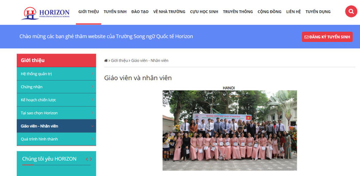 Công khai đội ngũ trên website không đúng theo quy định tại Thông tư 36. Ảnh chụp màn hình ngày 9/7. gv.JPG