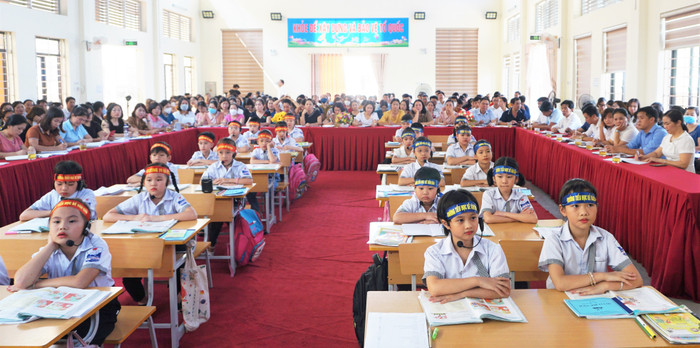 Hội thảo chuyên môn do Phòng Giáo dục và Đào tạo thành phố Điện Biên Phủ tổ chức. Ảnh: Sở GD&ĐT cung cấp. Picture19.jpg