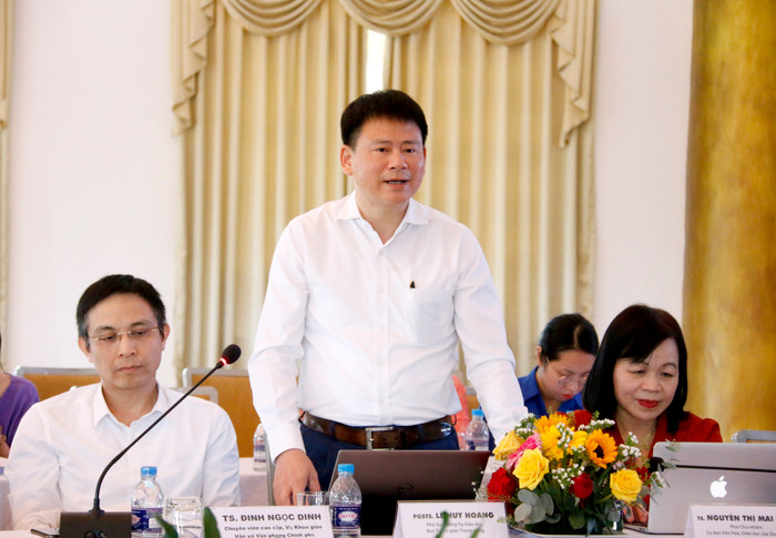 Phó Giáo sư, Tiến sĩ Lê Huy Hoàng - Phó Vụ trưởng Vụ Giáo dục, Ban Tuyên giáo Trung ương. Ảnh: Ngân Chi. GDVN_Hoàng.jpg