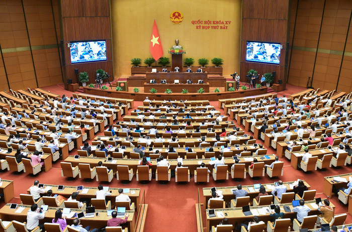 Toàn cảnh phiên họp. Ảnh: quochoi.vn. 290520241004-z5486811198197_e3f9b795ac509892834fbaa67fe616e8.jpg