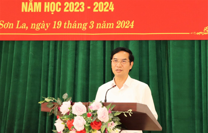 Ông Nguyễn Huy Hoàng - Giám đốc Sở Giáo dục và Đào tạo tỉnh Sơn La. Ảnh: Sở Giáo dục và Đào tạo Sơn La cung cấp. z5296090070297_f59882a7a35380e209e2898434865342.jpg