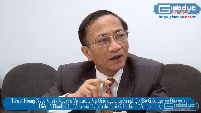 Tiến sĩ Hoàng Ngọc Vinh (ảnh: Tùng Dương) Tiến sĩ Hoàng Ngọc Vinh (ảnh: Tùng Dương)