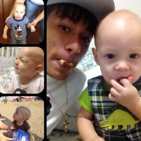 Hình ảnh đáng yêu của bé Davi Lucca.