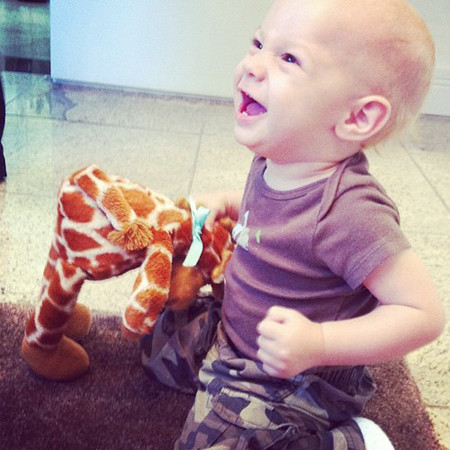 Hình ảnh đáng yêu của bé Davi Lucca.