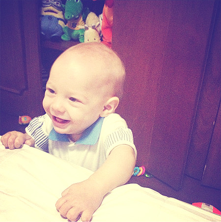 Hình ảnh đáng yêu của bé Davi Lucca.