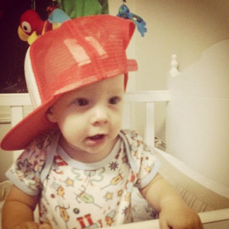 Hình ảnh đáng yêu của bé Davi Lucca.