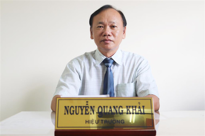 Thạc sĩ Nguyễn Quang Khải, Hiệu trưởng Trường Cao đẳng Tiền Giang. (Nguồn: Website nhà trường).