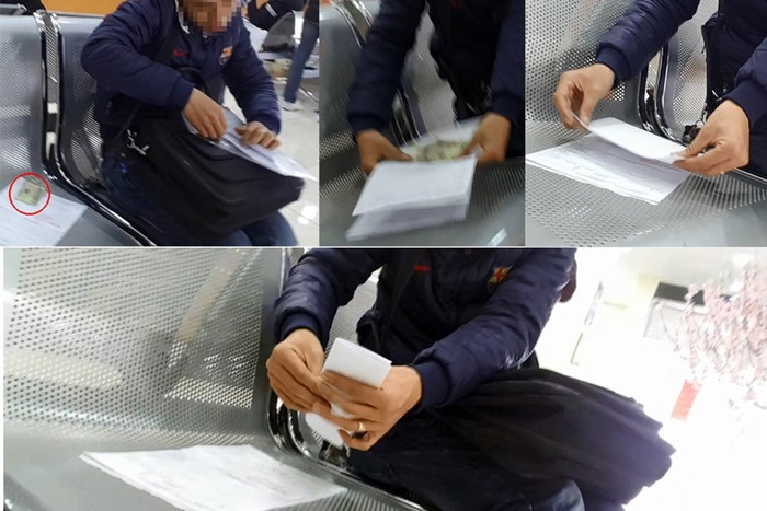 Một quy trình gấp tiền đầy đủ để chuẩn bị “bôi trơn“. Ảnh: báo Lao Động Một quy trình gấp tiền đầy đủ để chuẩn bị “bôi trơn“. Ảnh: báo Lao Động