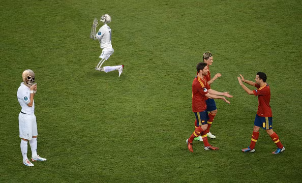 Tây Ban Nha hủy diệt Italia trong trận chung kết Euro 2012.