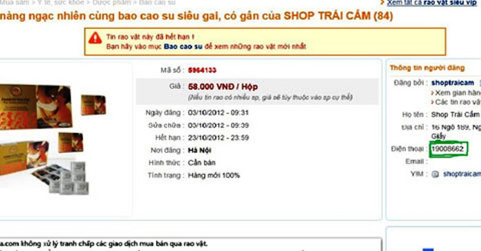 Tổng đài 19008662 với những nội dung "nhạy cảm"