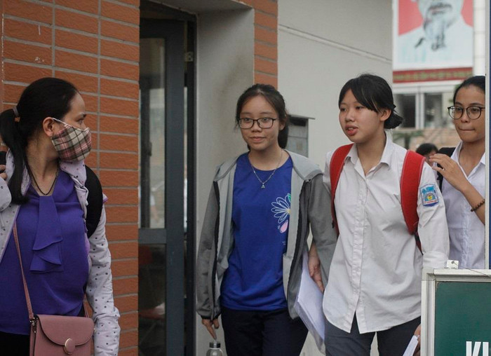 Những khuôn mặt tự tin sau khi hoàn thành xong phần thi (ảnh Trinh Phúc). Những khuôn mặt tự tin sau khi hoàn thành xong phần thi (ảnh Trinh Phúc).