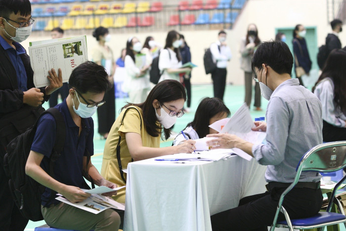 Sinh viên trường Đại học Sư phạm Hà Nội. Ảnh: website nhà trường Sinh viên trường Đại học Sư phạm Hà Nội. Ảnh: website nhà trường