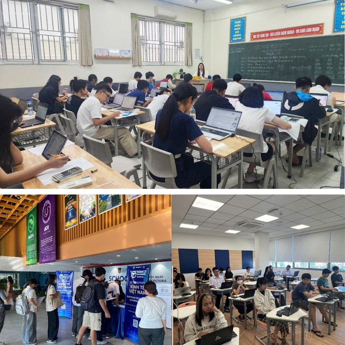 Các thí sinh tham gia thi Vòng 2 VEO 2025. mau-be-toi-gian-gioi-thieu-nha-bai-dang-instagram.png