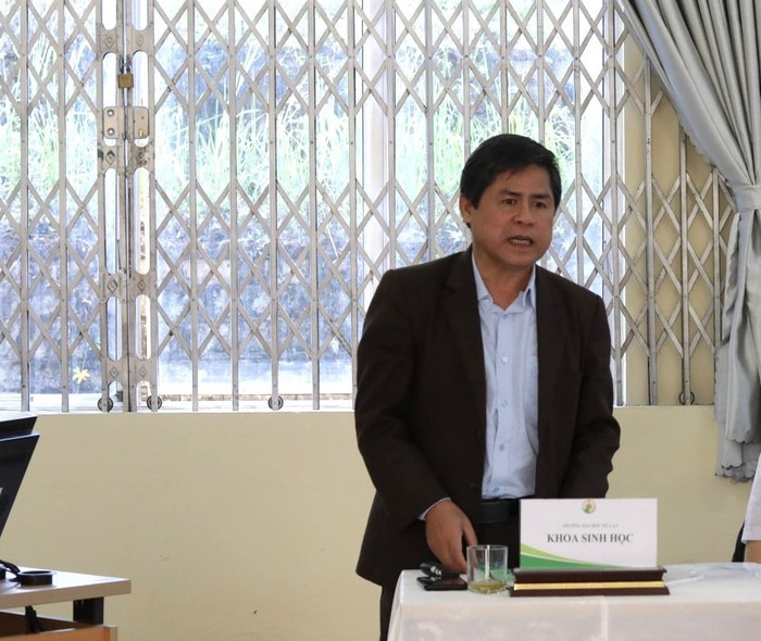 Phó Giáo sư, Tiến sĩ Trần Văn Tiến - Trưởng khoa Khoa Sinh học Trường Đại học Đà Lạt. Ảnh: Website Nhà trường. 490388483-1403766520674129-7539146632110581382.jpg